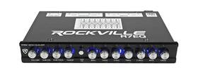 Rockville R7eq 1/2 Din 7 Band Car Audio Equalizer Eq With Front Rear Sub Output