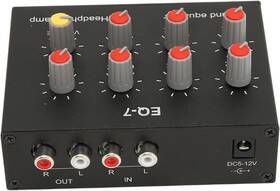 Sanpyl Sanpyl1zx4odfagp 7 Band Sound Equalizer High Bass Adjustment Dual Channel Digital