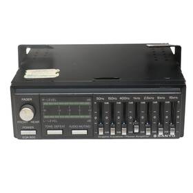 Sanyo Eqa-600 Eqa 600 Graphic Equalizer Power Amplifier Amp Vintage Japan Electronics