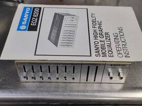 Sanyo Eqz6200 Vtg 80s High Fidelity Mobile Graphic Equalizer P9