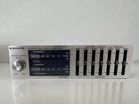 Sanyo Eqz6400 Vintage New High Fidelity Mobile Graphic Equalizer