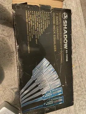 Eq700gn Shadow Tracker Nos Gooseneck Old School Equalizer Car Audio Eq700gn Shadow Tracker Nos Gooseneck Old School Equalizer Car Audio
