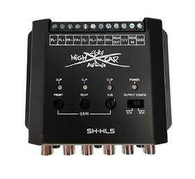 Sky High Car Audio Shca-sh-hl5 Active 5-channel Line Out Covnerter Low Head Unit Signal