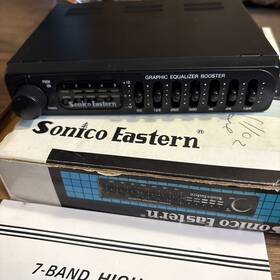 Sonic Eastern Eq-732 150 Watt 7- Band Graphic Equalizer Car Audio