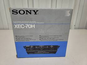 Sony Xec-70h Nos Electronic Crossover Network Old School Car Stereo Accessory
