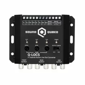Sound Q Qubed 850022393426 Soundqubed Active 5-channel Car Audio Line Out Convertor - High To Low Head U Sound Q Qubed 850022393426 Soundqubed Active 5-channel Car Audio Line Out Convertor - High To Low Head U
