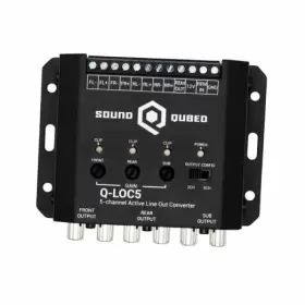 Q-loc5 Soundqubed Active 5-channel Car Audio Line Out Convertor - High To Low Head