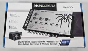 Soundstream Bx-loc4 Bass Processor With Line Driver/line Converter For Car Audio High Voltage Rca