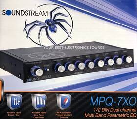 Soundstream Mpq7xo New Mpq-7xo 7-band Parametric Car Audio Equalizer With Crossover