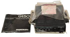 Sparkomatic Ge50 Vintage Ge-50 Stereo Equalizer Audio Deck Amplifier - New Open Box
