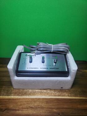 Sparkomatic Qa-400 Calrad 4 Channel Stereo Adapter Vintage New