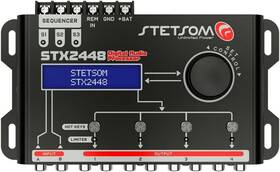 Stetsom 689991774864 Stx 2448 Dsp Crossover And Equalizer 4 Channel Full Digital Signal 2.4