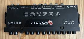 Stetsom Eqs764 Graphic Equalizer Car Audio Untested