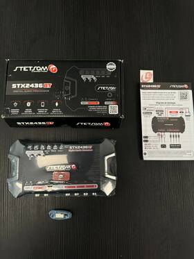 Stetsom Stx2436 Bluetooth Automotive Digital Audio Processor - Black