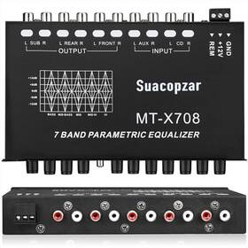 Subloom Ab3006-sl-us 7 Band Car Audio Equalizer Bands Eq Amplifier Graphic