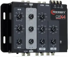 Taramps 711181322583 Crx4 Electronic 4 Way Crossover Rca Channels 8 Volts Rms Car Audio Proce