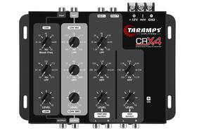 Taramps 890001027671 Crx4 Electronic 4 Way Crossover Rca Channels 8 Volts Rms Car Audio Pr