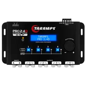 Taramps 896968429723 Usa Dealer- Pro 2.4d Dynamic Peak Dsp Crossover Full Digital Signal