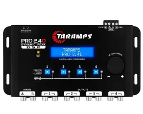 Taramps 908706601305 Pro 2.4d Dynamic Peak Dsp Crossover Full Digital Signal. New