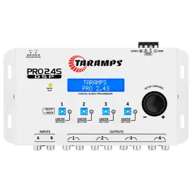 Taramps 908706602470 Usa Dealer- Pro 2.4s White Dsp Crossover Digital Signal Processor And Eq
