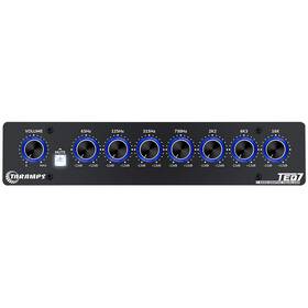 Taramps Teq7blue Teq 7 Stereo 7-band Graphic Equalizer Rca Input 2 Channels Hpf Blue