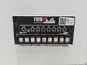 Teq7yellow Taramps 1 - Teq 7 Stereo 7-band Graphic Equalizer 2 Channel Yellow Teq7