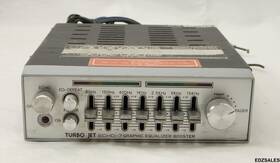 Turbo Jet Echo-7 Turbojet Graphic Equalizer Booster Vintage Car Radio Eq