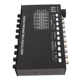 Tuwei 860463203768 5 Band Eq Car Amplifier Iron Superior Sound Quality Stereo Equalizer For