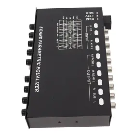 Tuwei 860463203768 5 Band Eq Car Amplifier Iron Superior Sound Quality Stereo Equalizer For