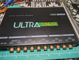 Ulq4 Ultra-linear Rare Vtg 3 Way Electronic Crossover Old School Car Stereo Xo