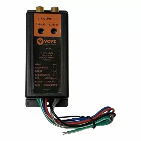 Voyz 657559654071 High Low-level Impedance Adaptor - Car Audio System Rca Line Output Conv