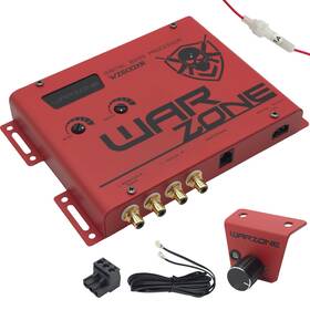 Warzone Wz600xr Digital Bass Processor With Dash Remote And Rca Inputs