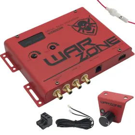 Wz600xr Warzone Digital Bass Processor With Dash Remote And Rca Inputs