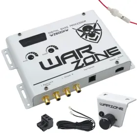 Wz600xw Warzone Digital Bass Processor With Remote And Rca Inputs For Car Audio