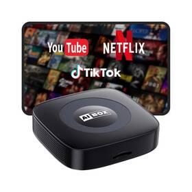 Whybox Cxz715 Wireless Carplay Adapter With Netflix/youtube Ai Box For Iphone And Android Aut