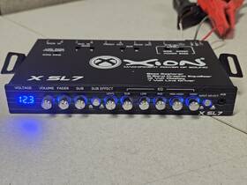 Xion Xsl7 Car Audio Preamplifier Equalizer 60-90hz Low Pass Frequency Display