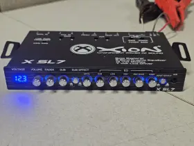 Xsl7 Xion Car Audio Preamplifier Equalizer 60-90hz Low Pass Frequency Display Xsl7 Xion Car Audio Preamplifier Equalizer 60-90hz Low Pass Frequency Display