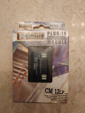 Xtant Cm12lp-max Plug-in Lo Pass Crossover Module Inch Butterworth 90hz Nib