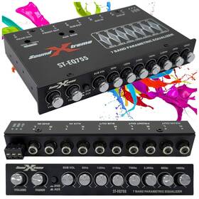 Xtremevision St-eq755 Soundxtreme 1/2 Din 7 Band Car Audio Parametric Equalizer Eq With Fr