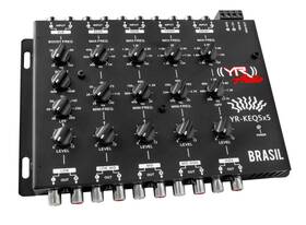 Yr Audio Yr-keq5x5 5 Way Electronic Crossover In Rca Output 9v Rms Car