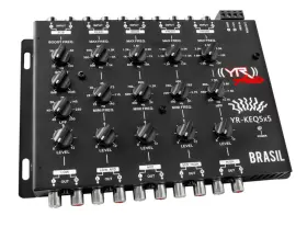 Yr-keq5x5 Yr Audio 5 Way Electronic Crossover In Rca Output 9v Rms Car