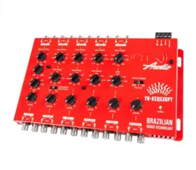 Yr-keq5x6pt Yr Audio 5 Way Electronic Crossover In 6 Rca Output 9v Rms Car Audio5