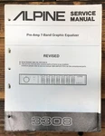 Alpine Model 3308 Equalizer Revised Service Manual *original* Unspecified. Price: $19.97.