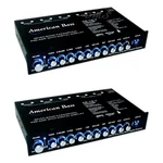 (2) American Bass AB-7B-V Band Parametric Equalizer Pre-amp + Led Volt Meter New. Price: $234.95.