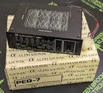 PEQ-7 Alphasonik Band Graphic Equalizer Preamplifier New. Price: $408.75.