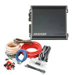 Kicker CXA800.1 Class-d Mono Amplifier + T4AW-R Gauge Kit New. Price: $299.99.