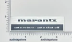 Marantz 6100 Turntable Base Plinth Auto Return Shut Off Badge Custom Made New. Price: $10.00.