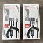 2 Pack Of 100W 3 Fast Charging Cable Micro Usb Type Super New Box. Price: $15.00.