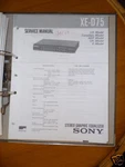 Service Manual For Sony XE-D75 Equalizer, Original! Very. Price: $13.03.