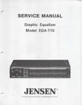 Service Manual Guide Jensen Model EQA-110 Band Graphic Equalizer 80 Watt Very. Price: $17.98.